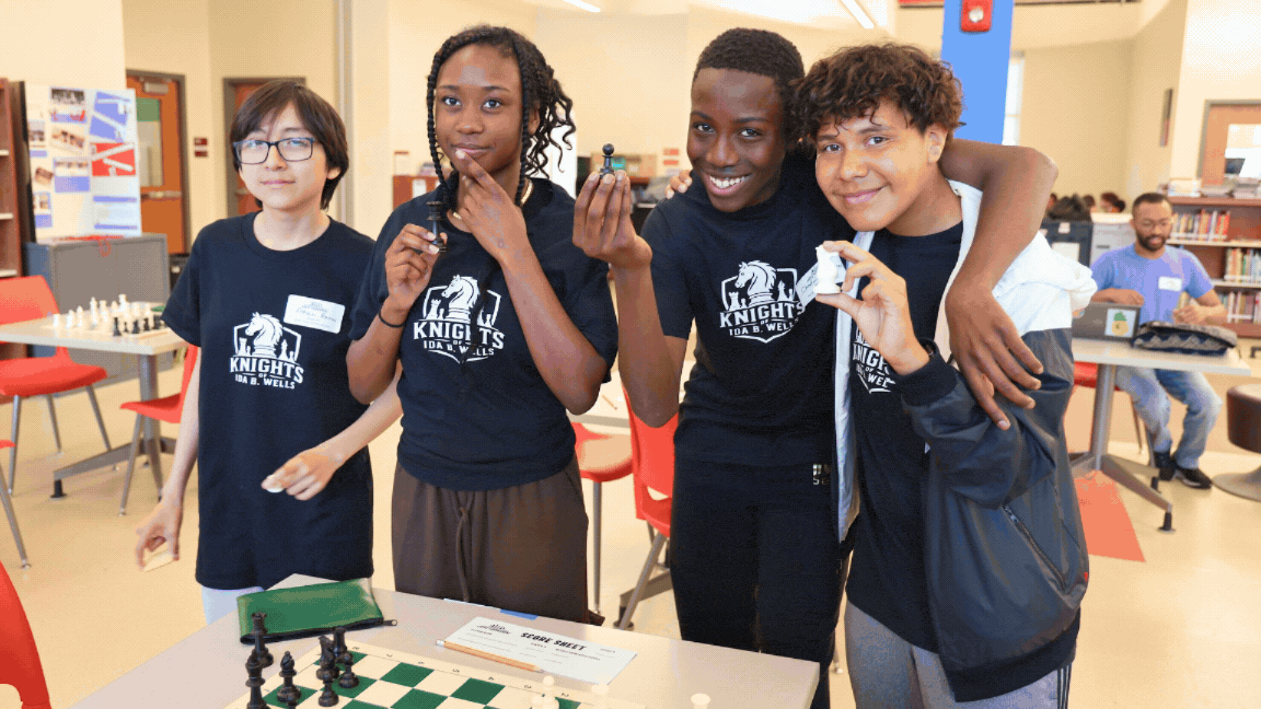 Chess Competition DCPS students participating in chess tournament.